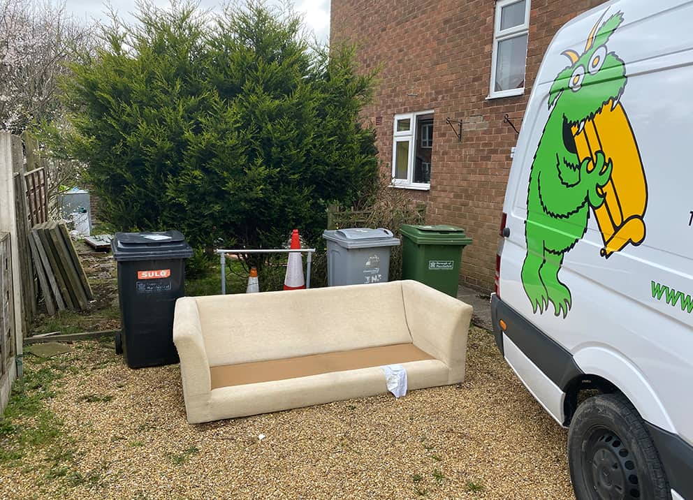 sofa removal in wilmslow